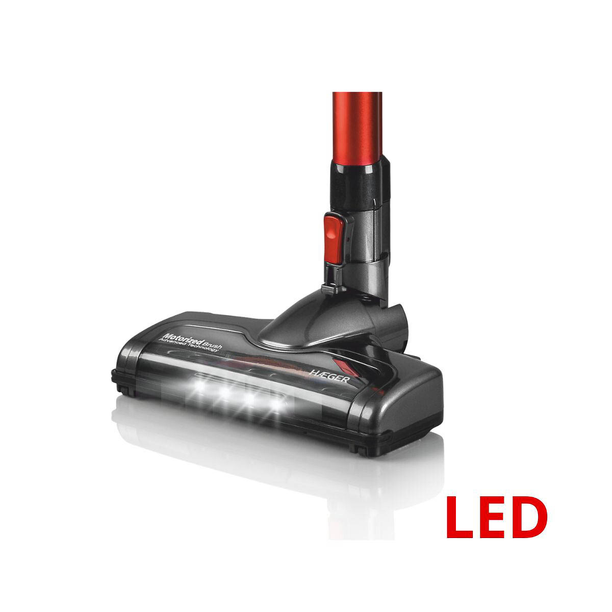 Aspirador vertical Venus Plus 600, HAEGER vermelho, HAEGER