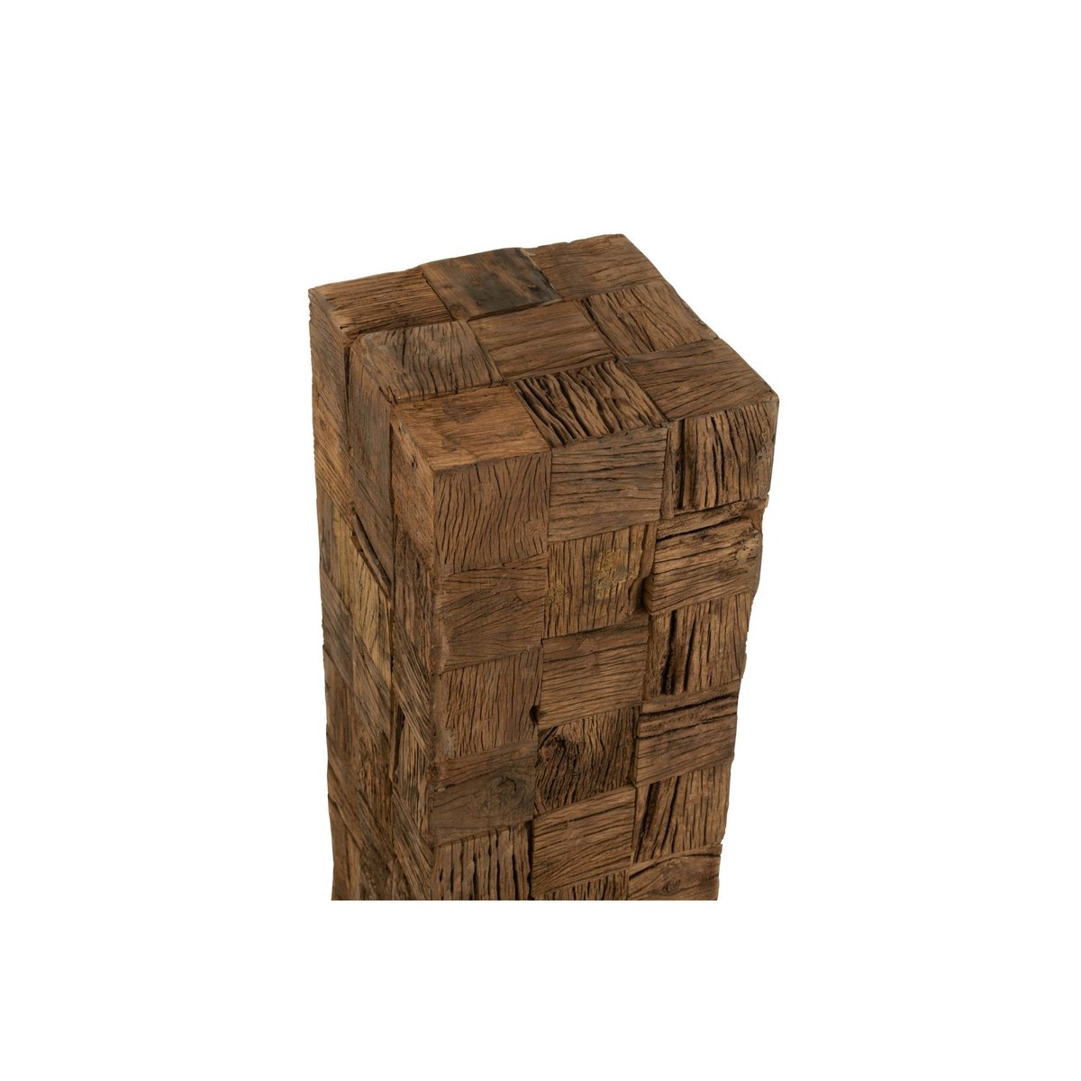 Sellette en bois foncé recyclé H90 - ICA bois foncé, HELLIN, DEPUIS 1862