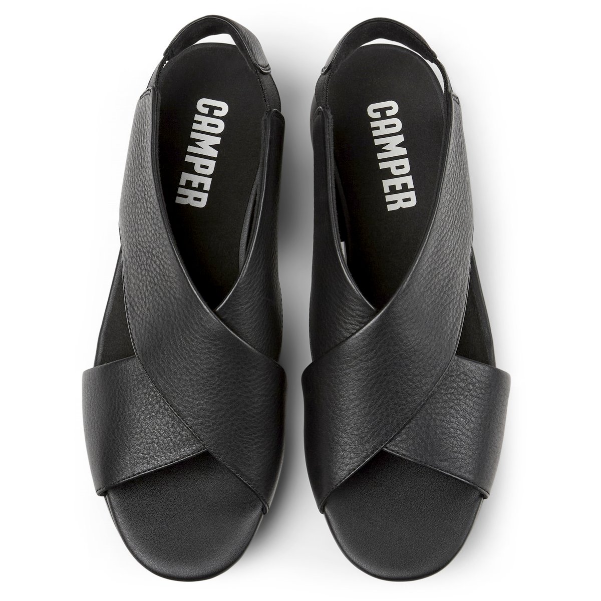 Sandales Balloon cuir noir, CAMPER