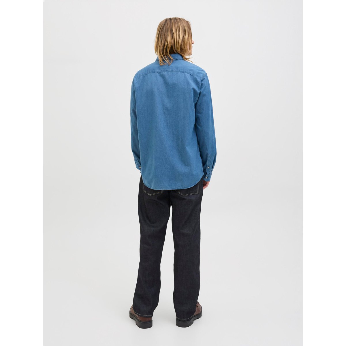 Chemise En Denim medium blue denim, JACK & JONES