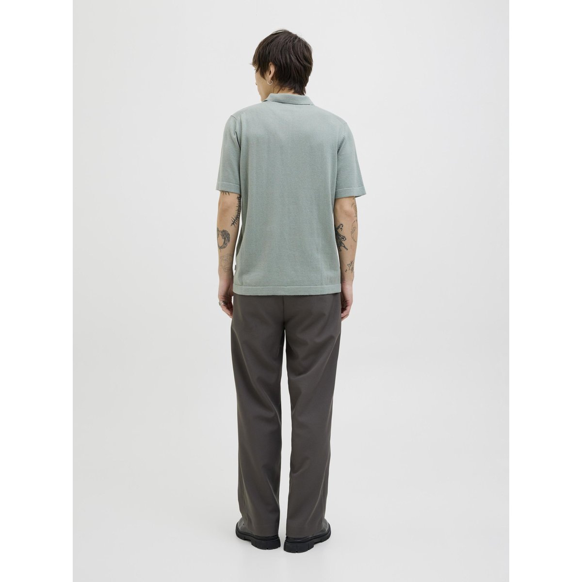 Polo Tricoté iceberg green, JACK & JONES