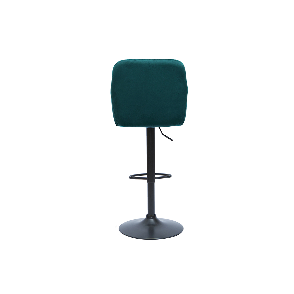 Tabourets de bar design réglables (lot de 2) AMIKA bleu pétrole, MILIBOO