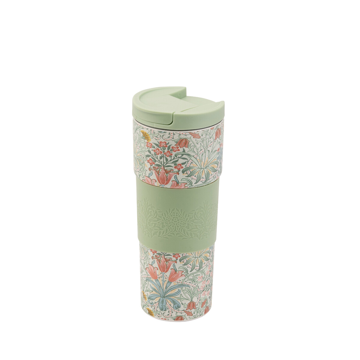 Kitchen Garden Stainless Steel Travel Mug green, WILLIAM MORRIS AT HOME