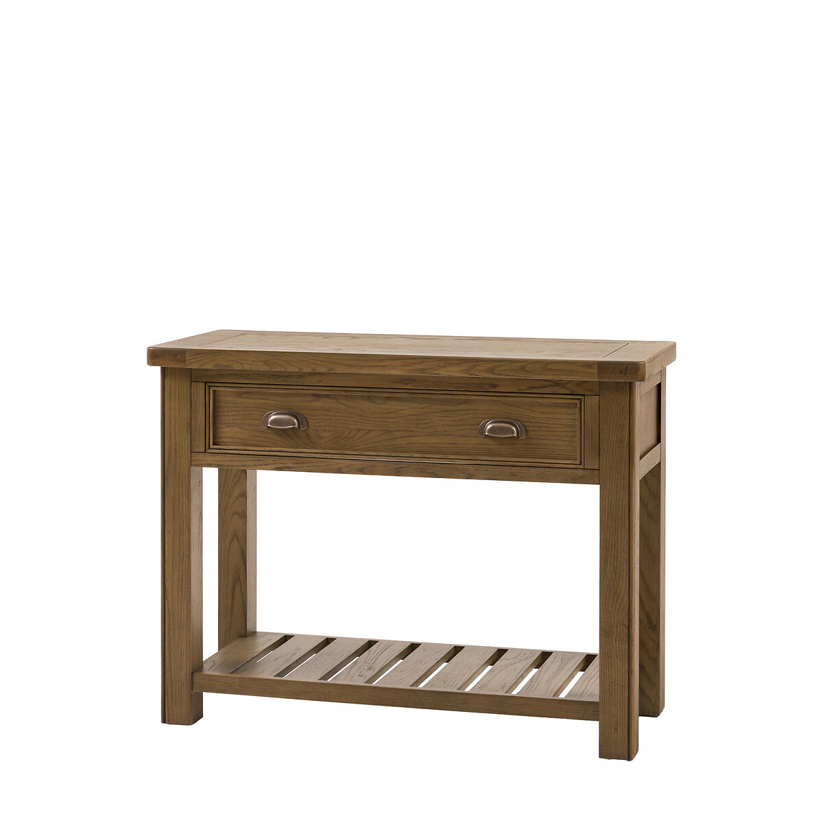 Toledo Oak 1 Drawer Console Table natural oak, SO'HOME