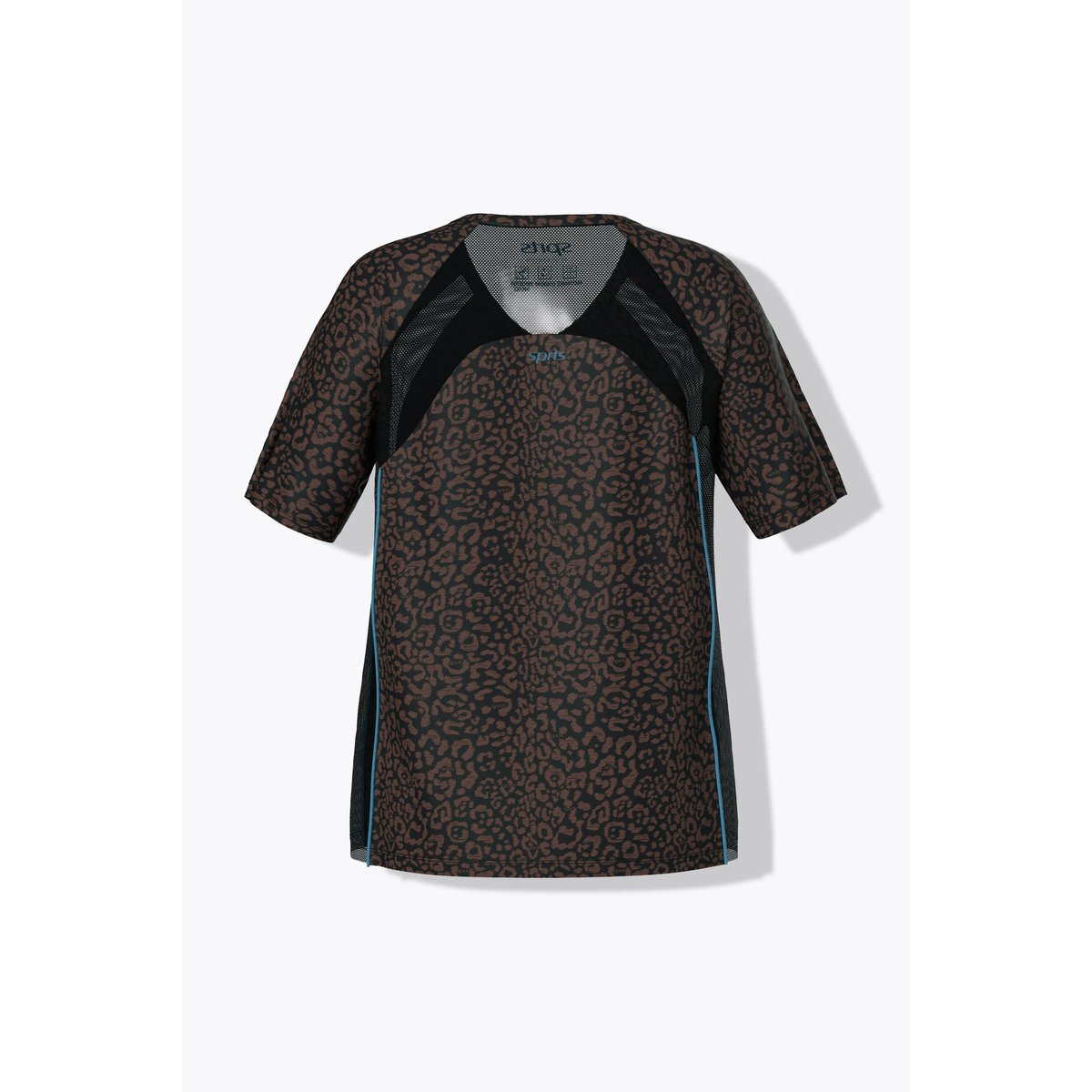 T-shirt technique avec matière recyclée marron, ULLA POPKEN