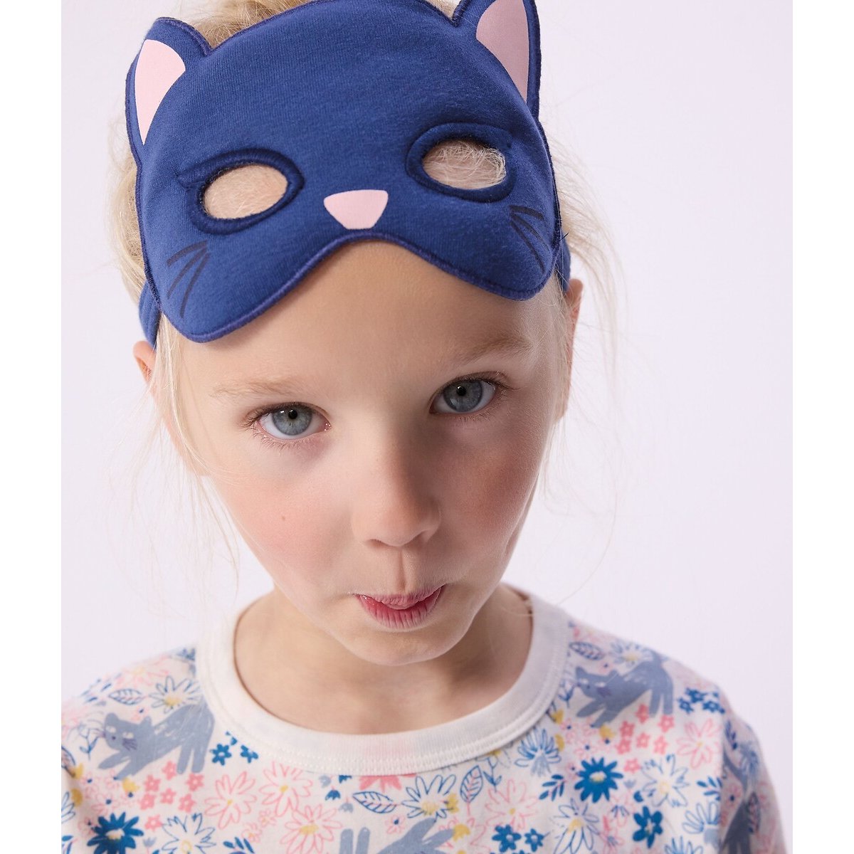 Pyjama déguisement, en coton, imprimé fleuri et animalier imprimé, PETIT BATEAU