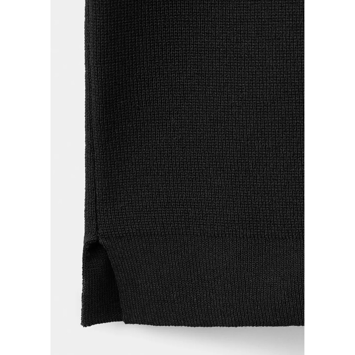 Sweat confort extensible à zip noir, MANGO MAN