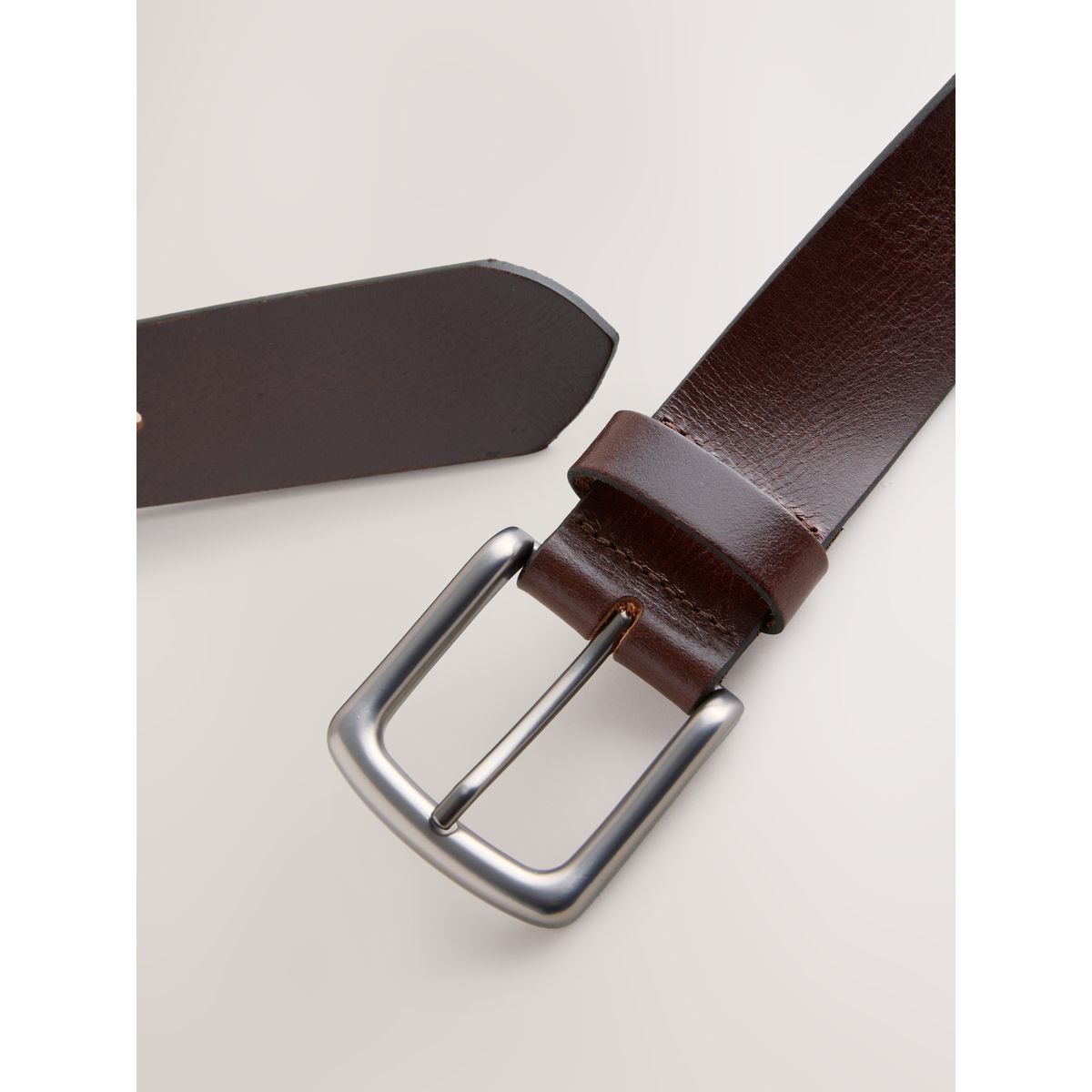 Ceinture décontractée en cuir marron chocolat, NEXT
