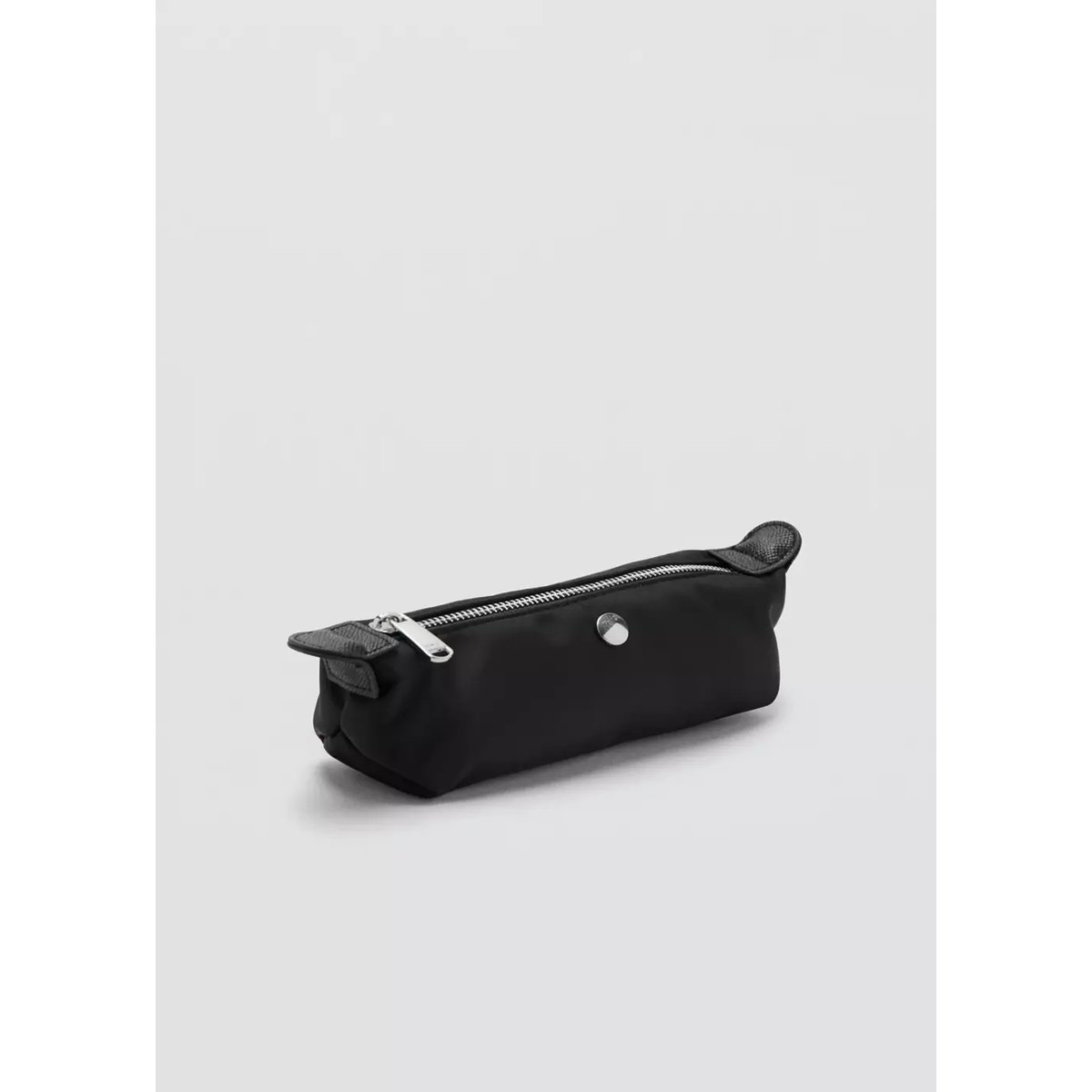Trousse nylon fermeture Éclair noir, MANGO