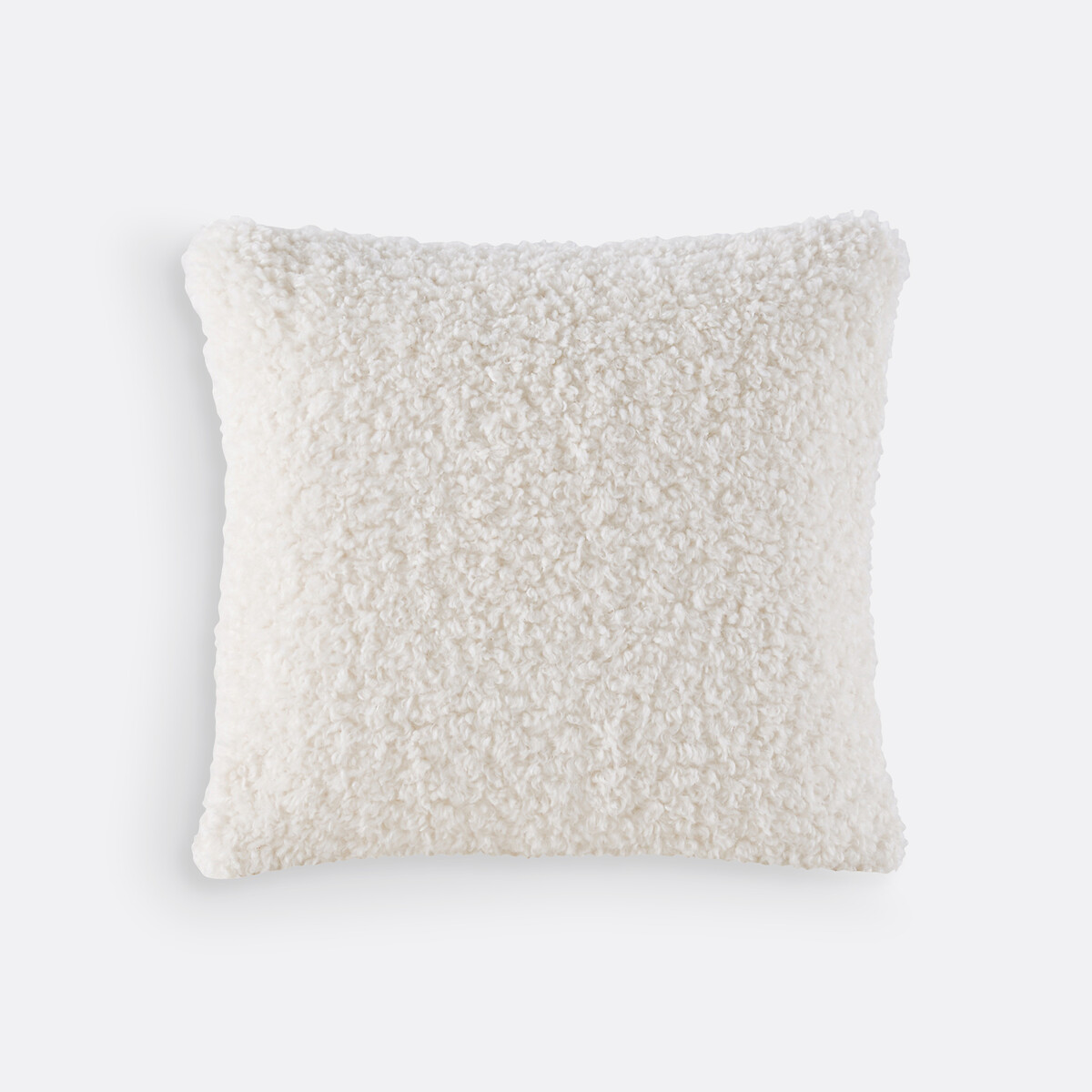 Ouate Sherpa Fleece Cushion Cover ecru , LA REDOUTE INTERIEURS