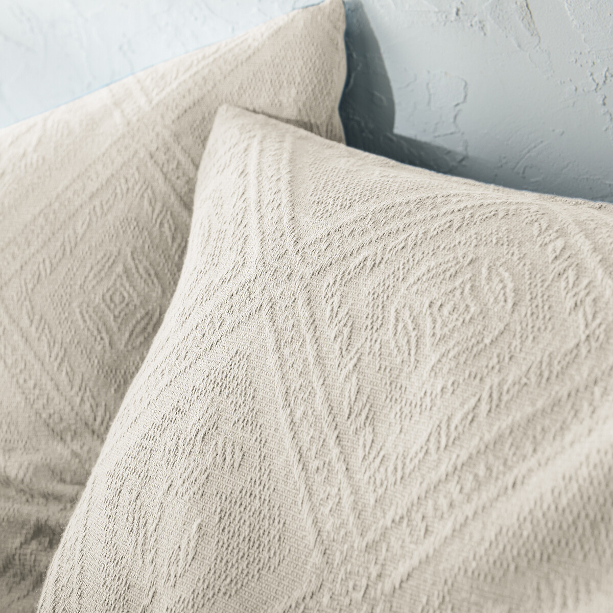 Indo Cotton Jacquard Bedspread ecru , LA REDOUTE INTERIEURS