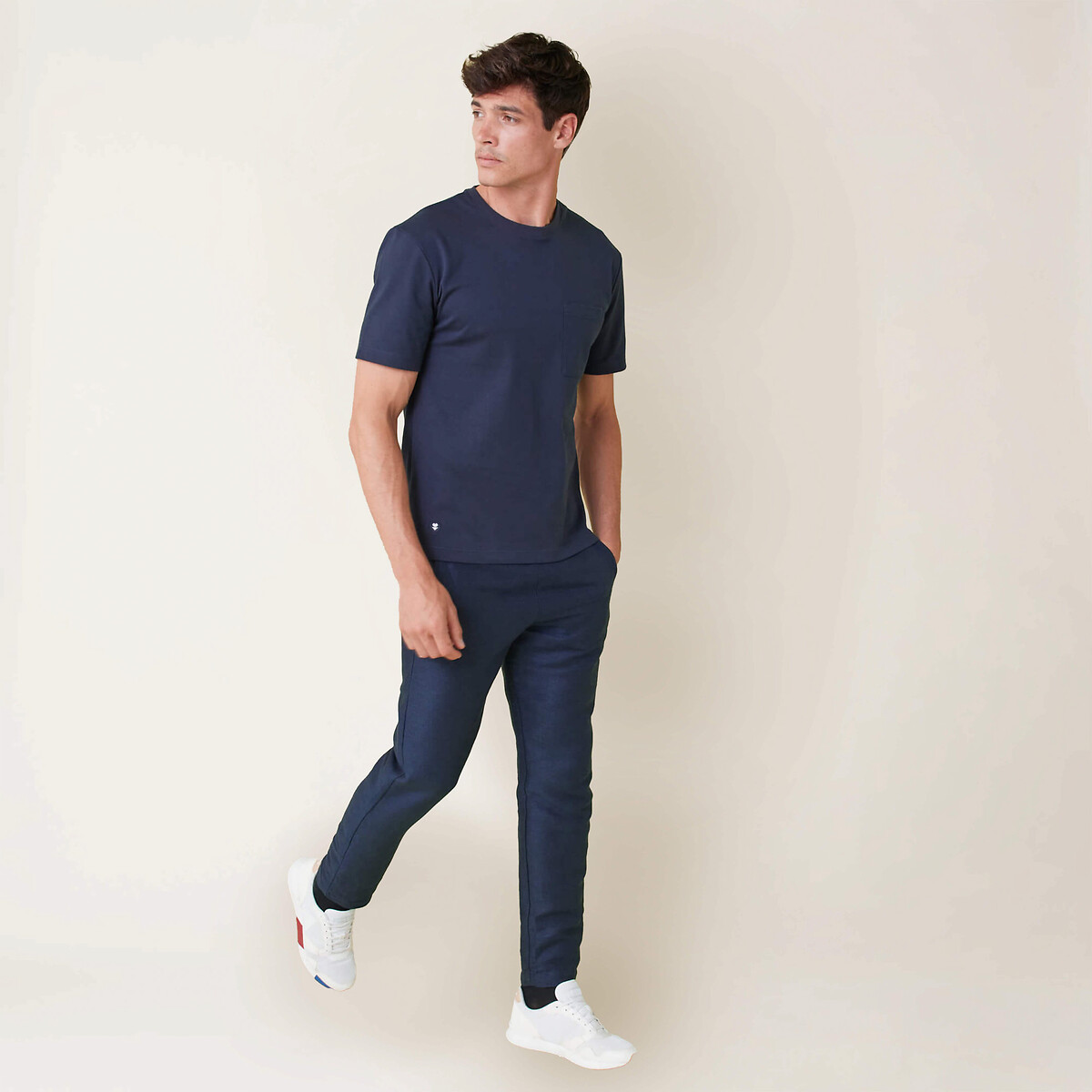 T-shirt manches courtes bleu marine, LE SLIP FRANCAIS
