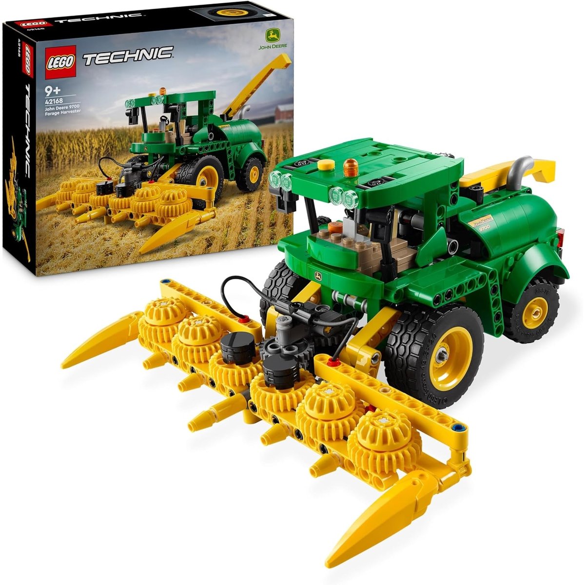 LEGO Technic John Deere 9700 - Ensileuse Automotrice 42168 pour Enfants les couleurs classiques de john deere, LEGO