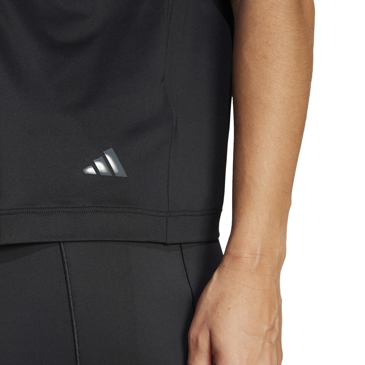 Crew Neck Yoga T-Shirt black, adidas Performance