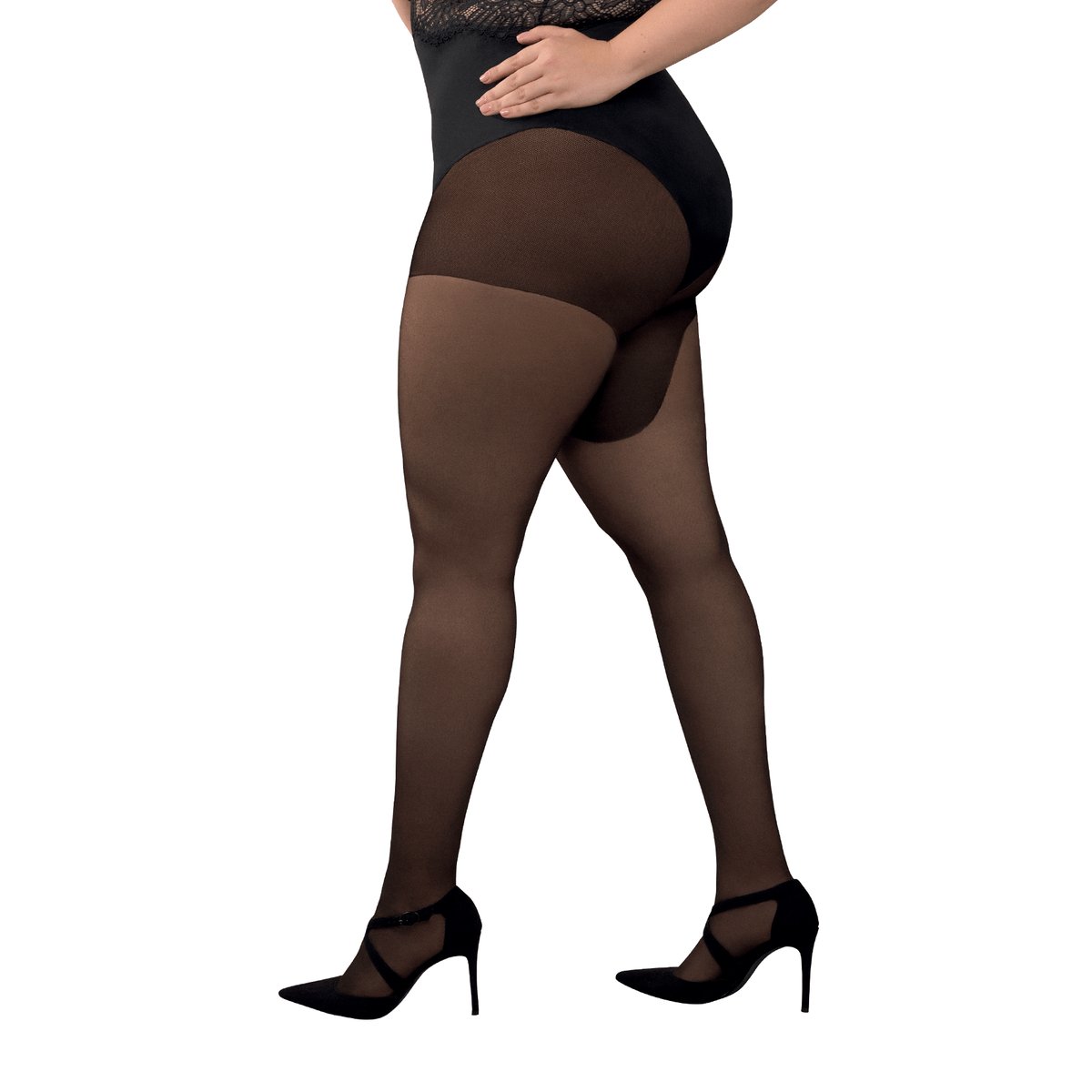 Collants semi-opaques 30D MORPHOLOGIE noir, WELL