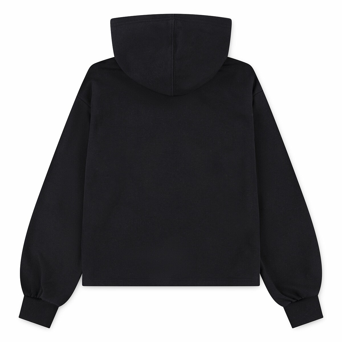 Sweat com capuz em moletão, não cardada preto , CONVERSE