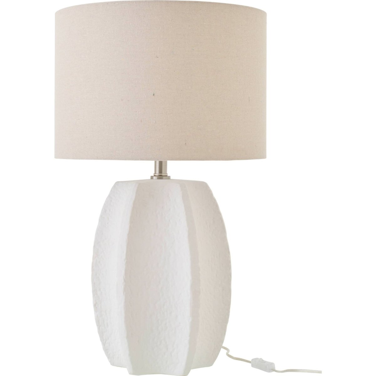 Lampe de table en céramique blanc et beige, RECOLLECTION
