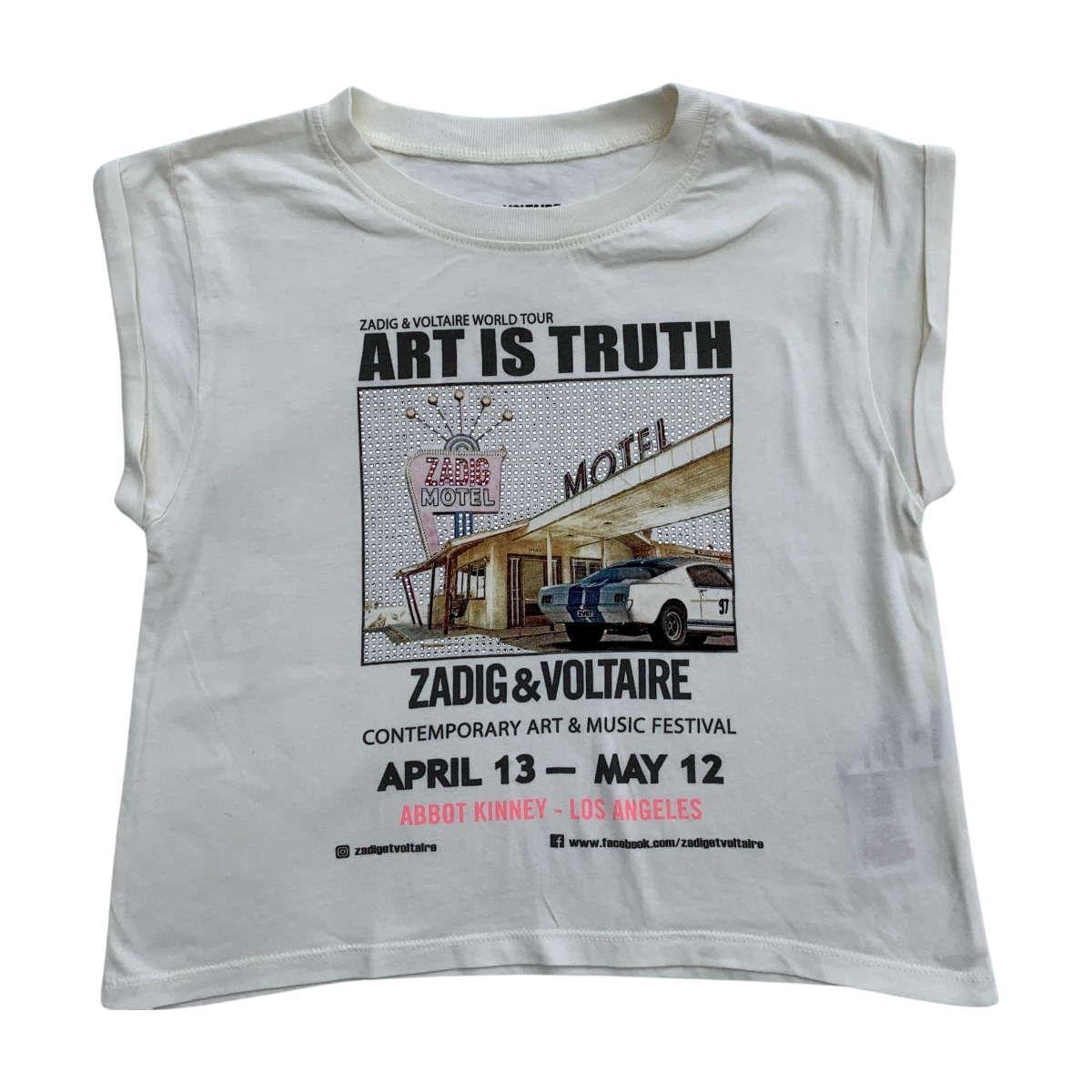 T-shirt enfant - Très bon état beige, ZADIG&VOLTAIRE