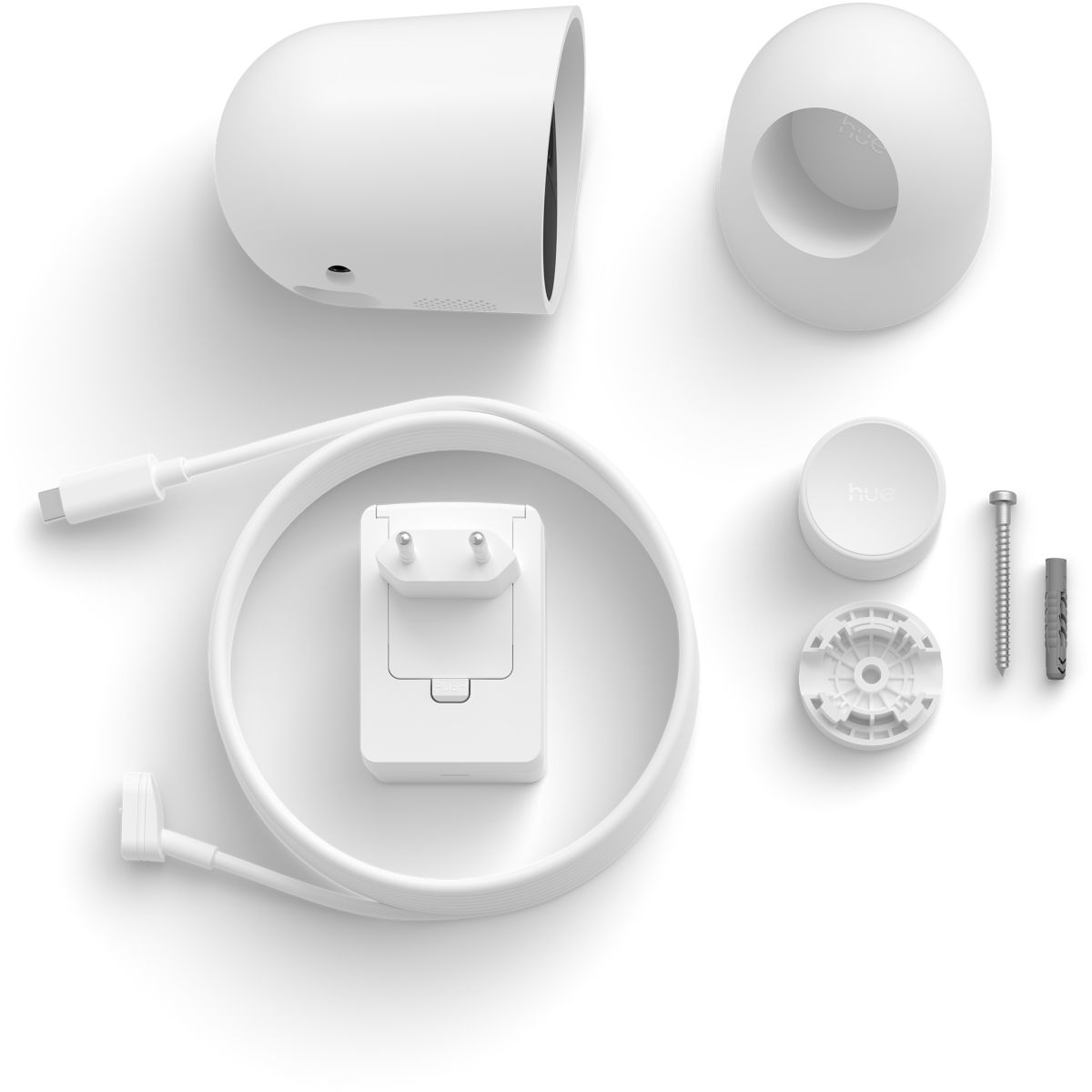 Caméra de surveillance SECURE blanche 2K couleur unique, PHILIPS HUE