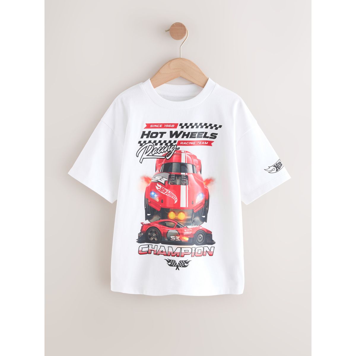 T-shirt hot wheels à manches courtes blanc, NEXT