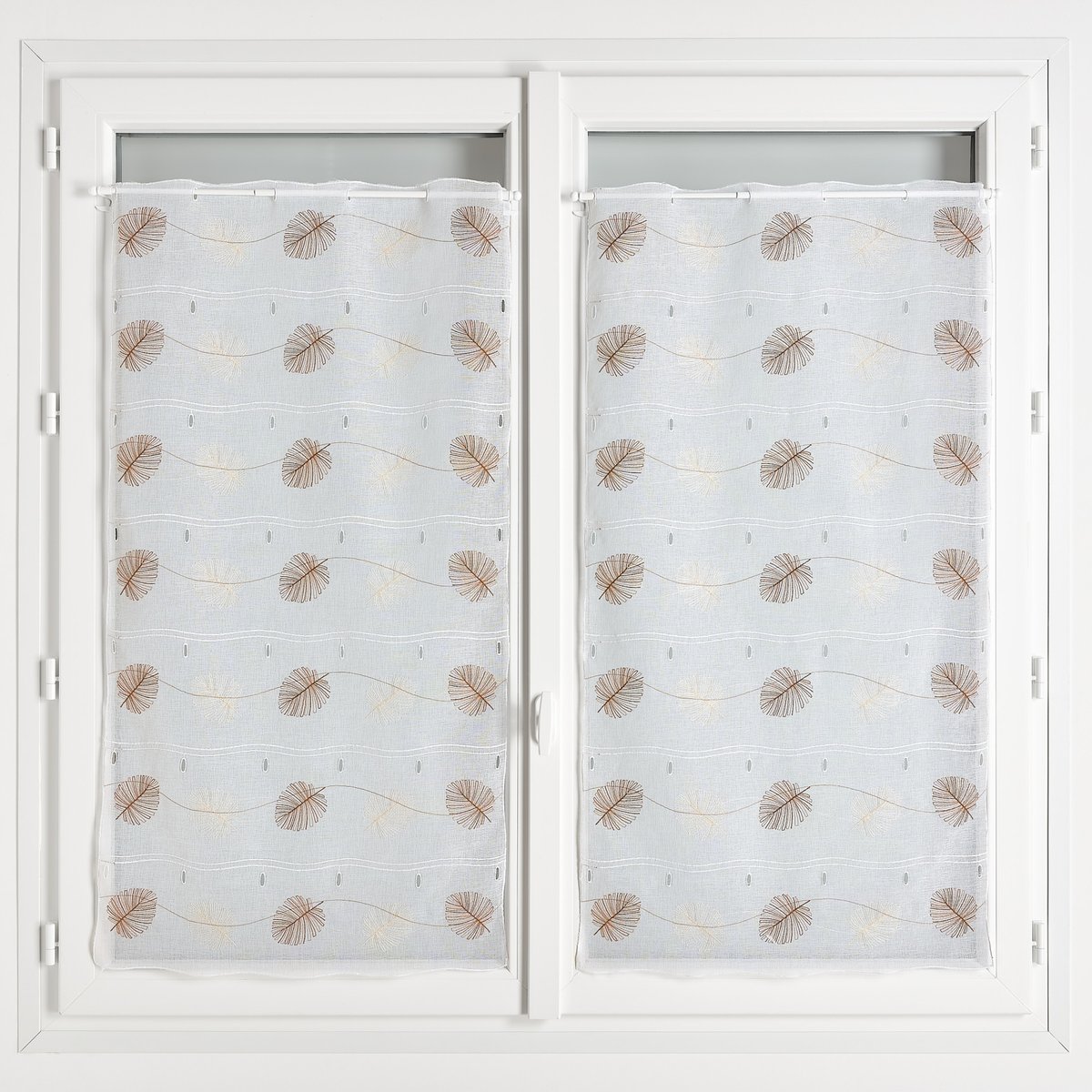Modulable feuilles brodées - QABANE terracotta, HOME MAISON