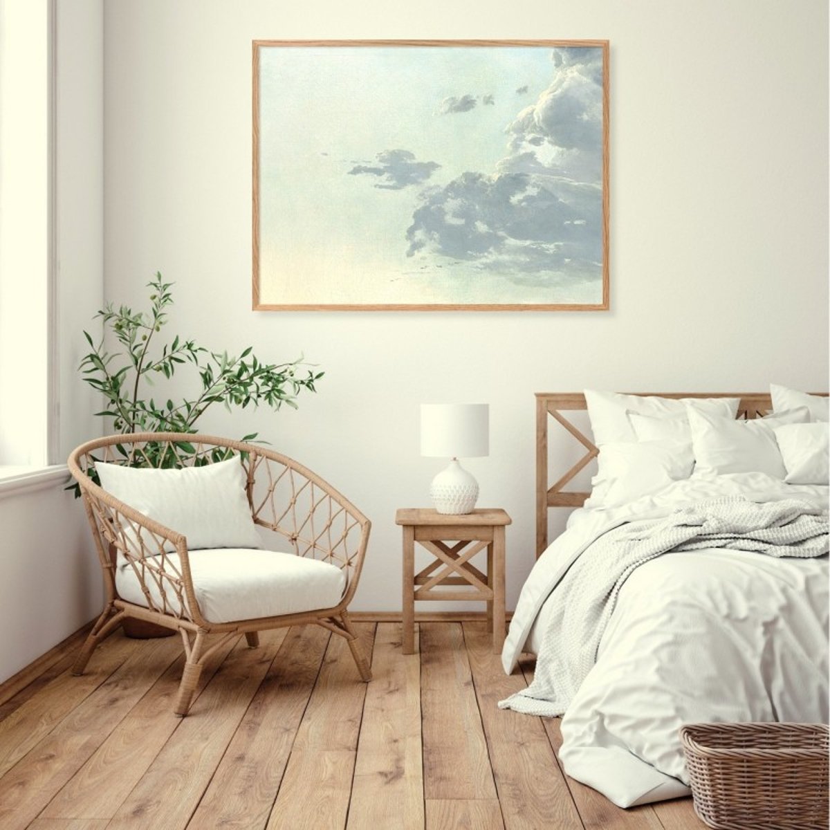 Affiche nuages Clouds bleu clair, THE DYBDAHL CO
