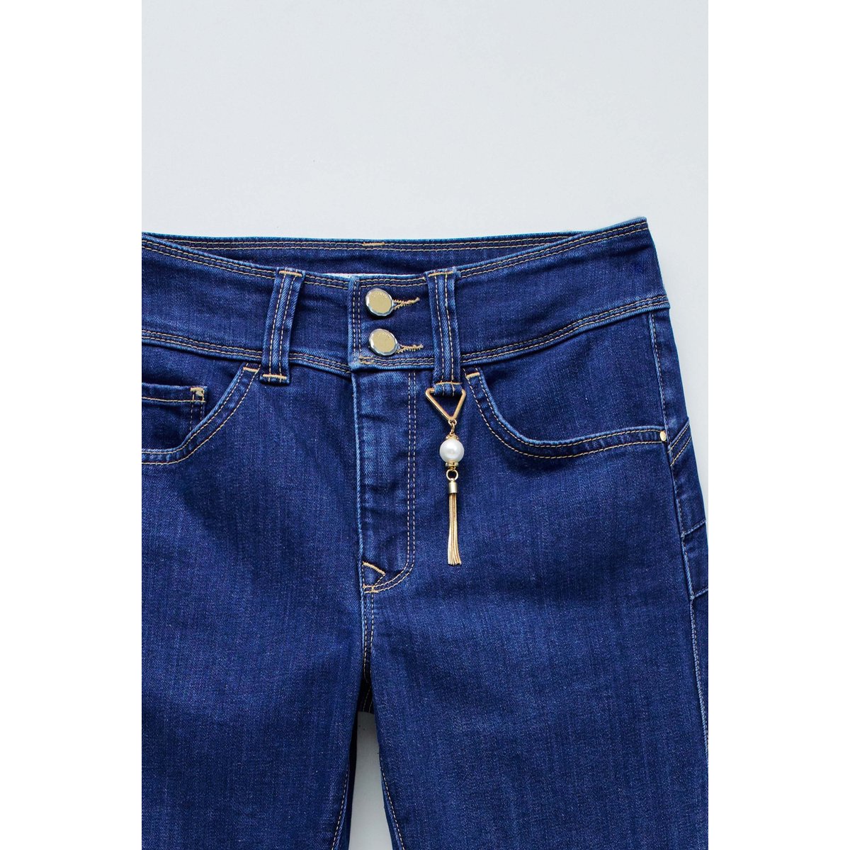 JEAN SECRET PUSH IN SKINNY bleu denim, SALSA JEANS