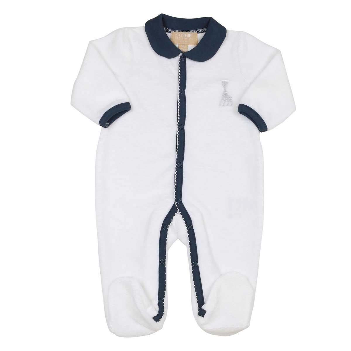 Dors bien Y Bleu Marine - Velours drop needle azul, TROIS KILOS SEPT