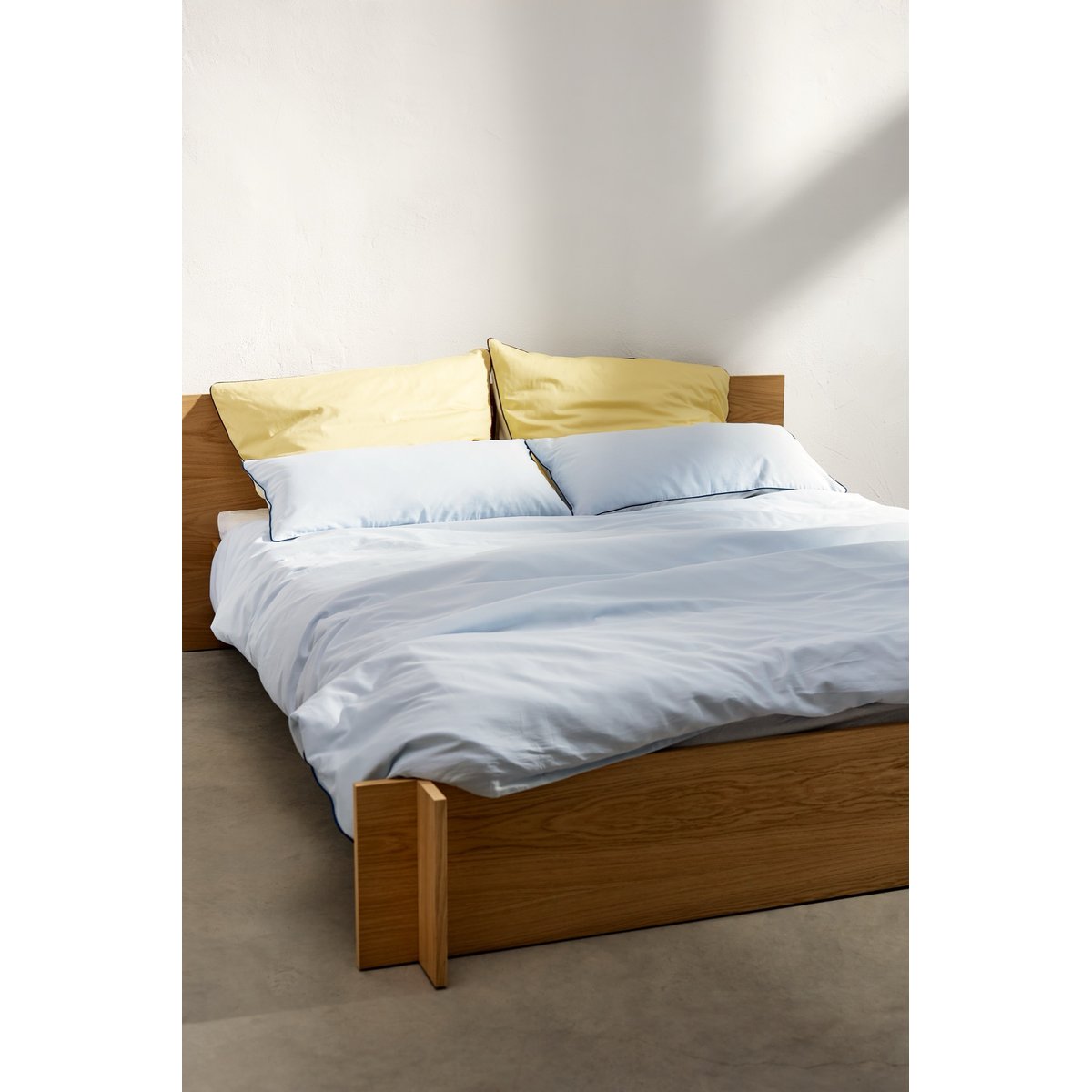 Housse de couette en coton OBA bleu ciel, NOO.MA