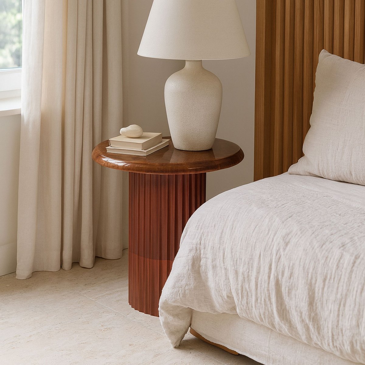 Meuble d'appoint en bois de manguier, ALTA marron, NOW'S HOME