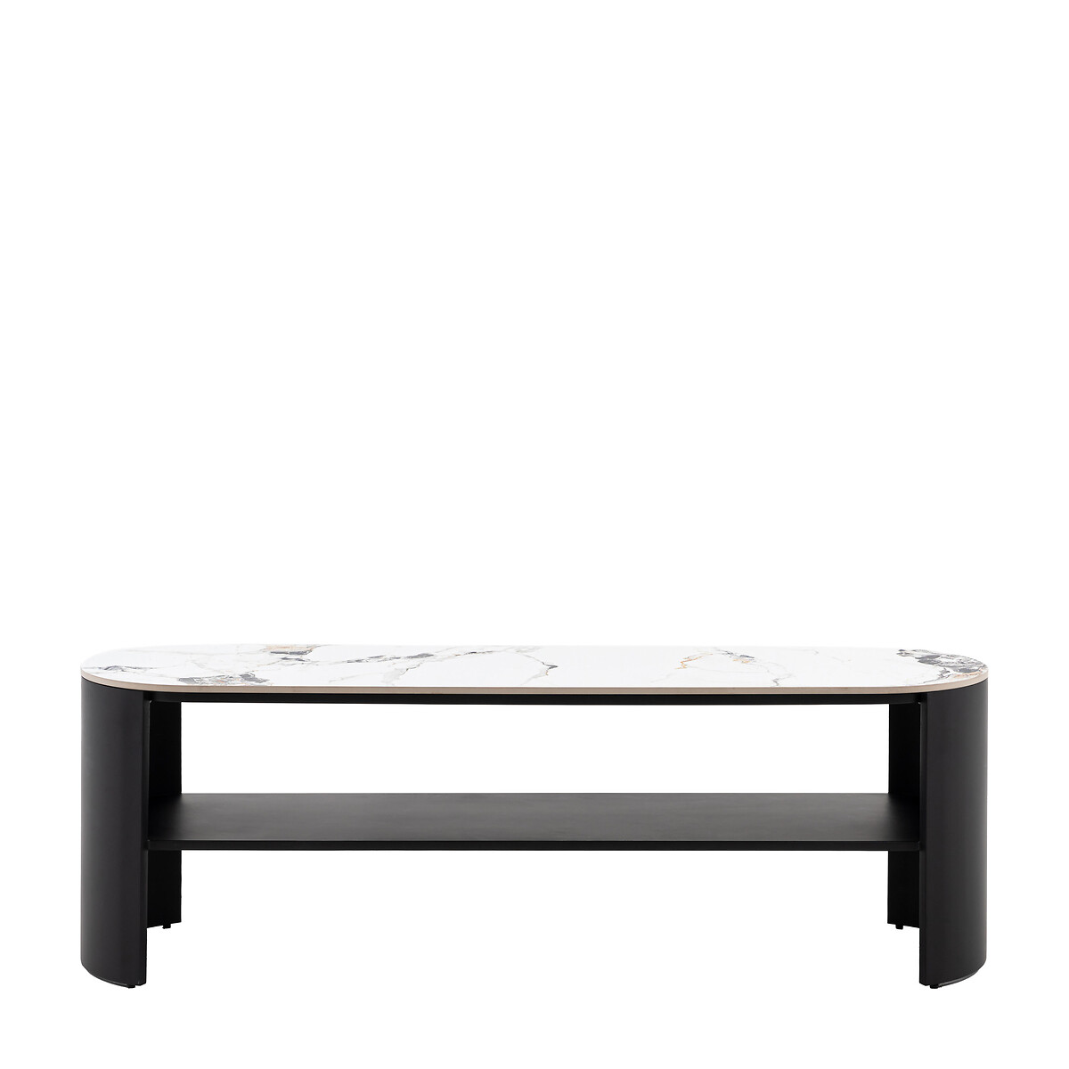 Maurice Marble & Metal Media Unit white marble, ÉDITÉ