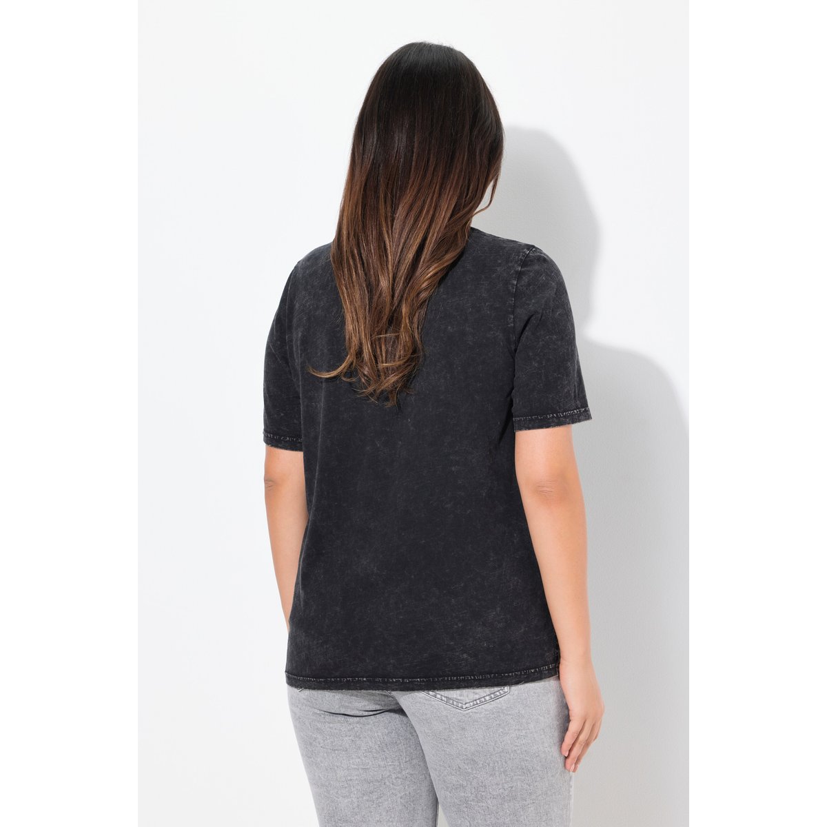 T-shirt noir, ULLA POPKEN