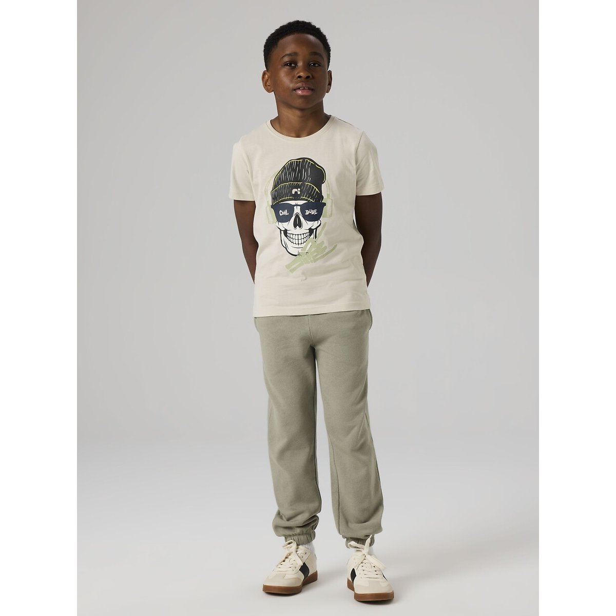 T-shirt manches courtes beige, NAME IT