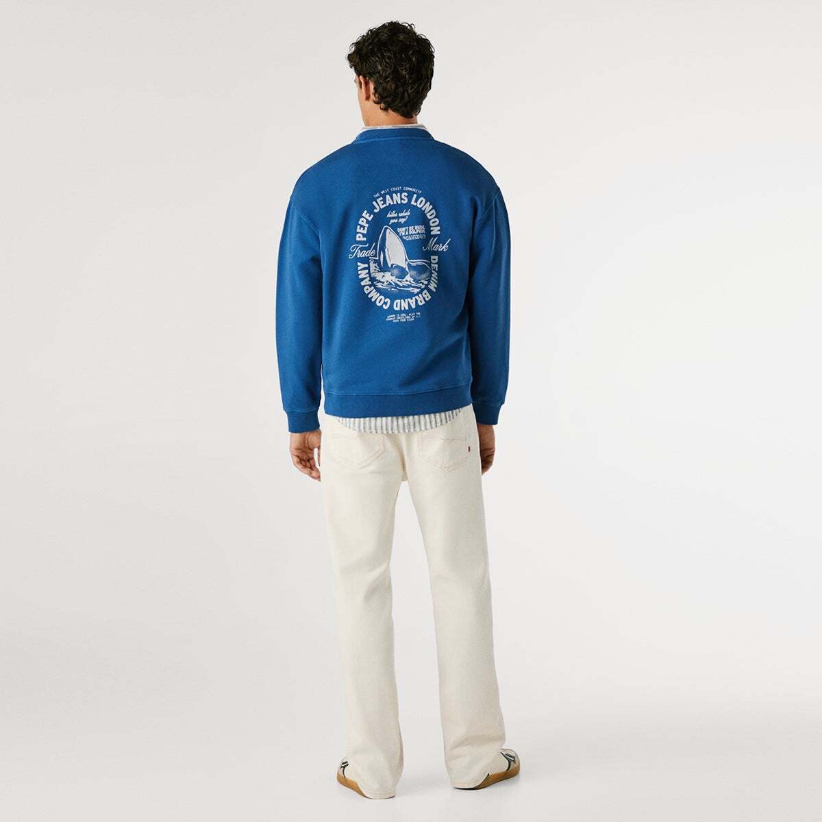 Sweat À Col Rond Coupe Décontractée blue, PEPE JEANS