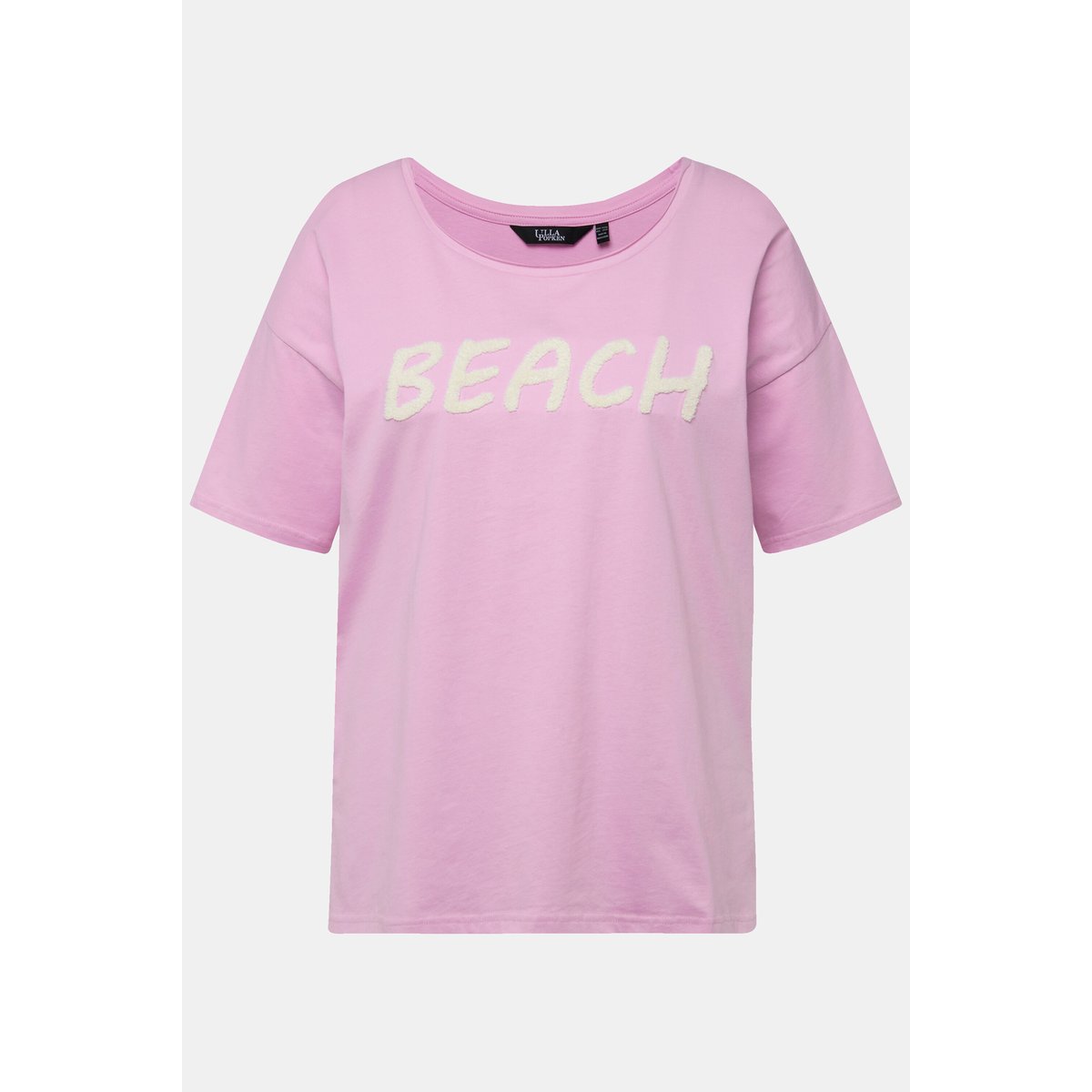 T-shirt à manches courtes. Coupe oversized violet clair, ULLA POPKEN