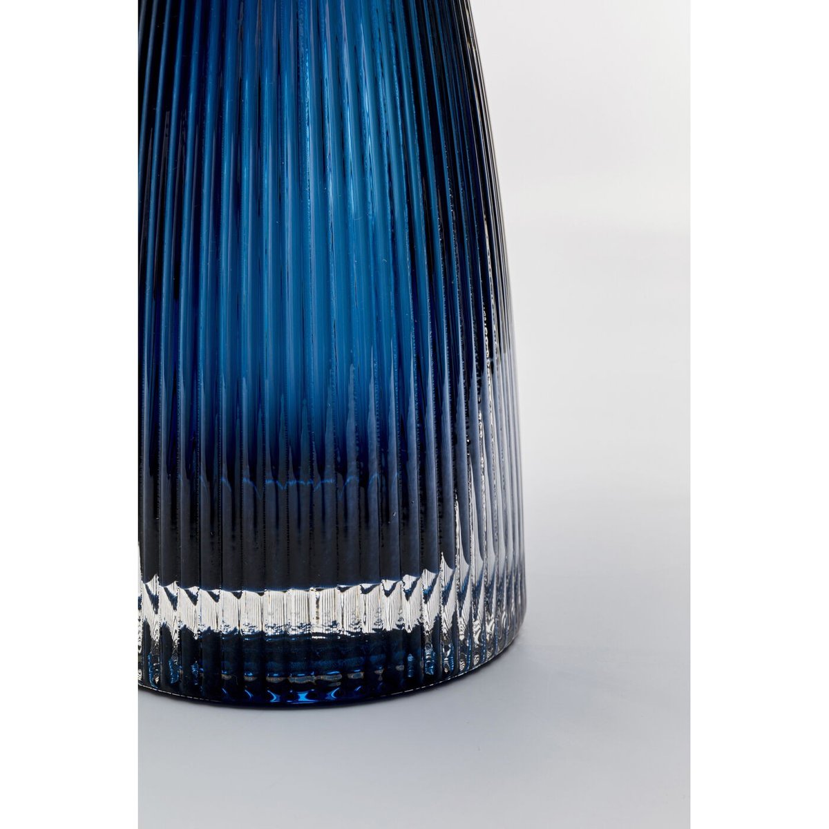 Vase champignon en verre, DAPHNE bleu, KARE DESIGN