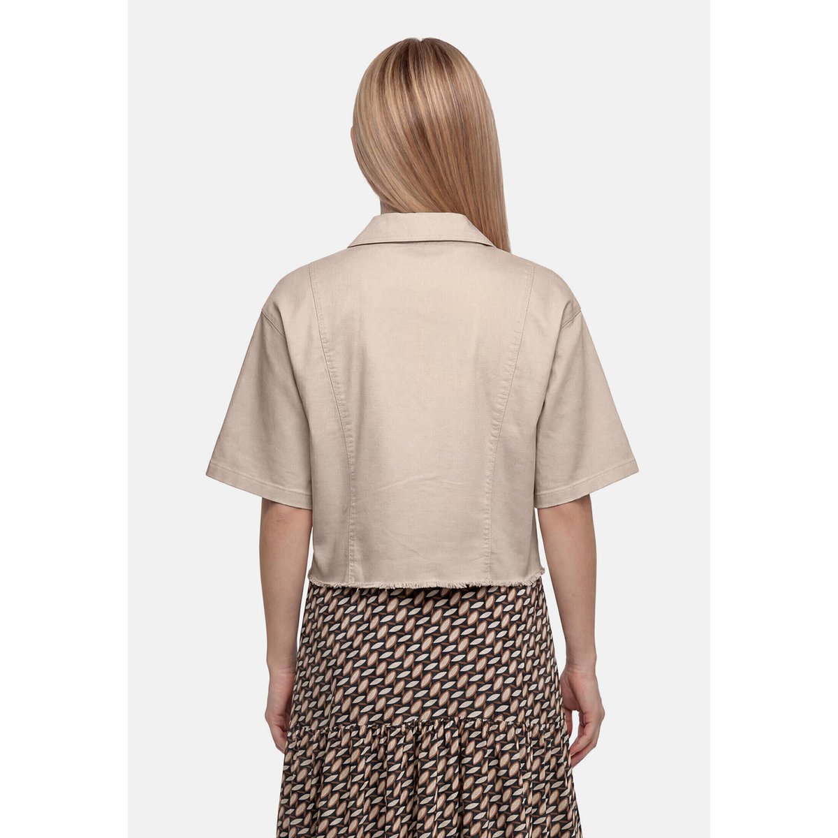 Veste en jean à col gris, BETTY BARCLAY