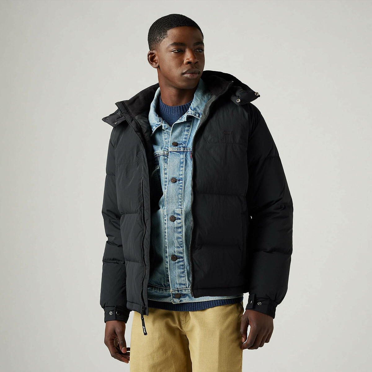 Hooded Padded Jacket black, LEVI'S