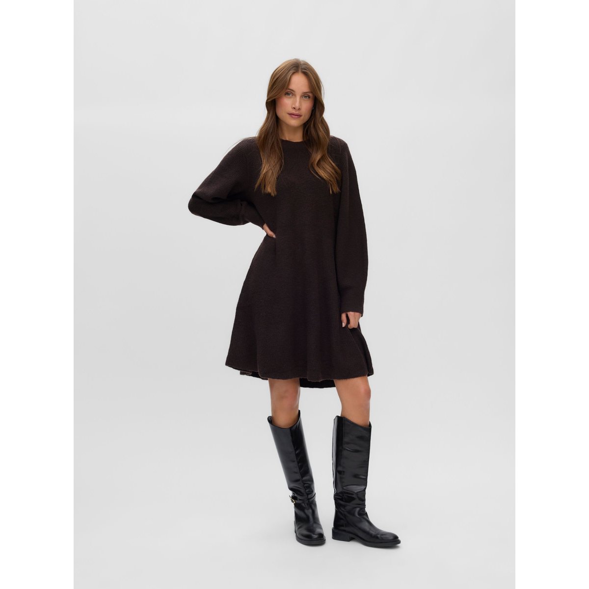 Robe En Maille marron - chocolate torte 1, VERO MODA