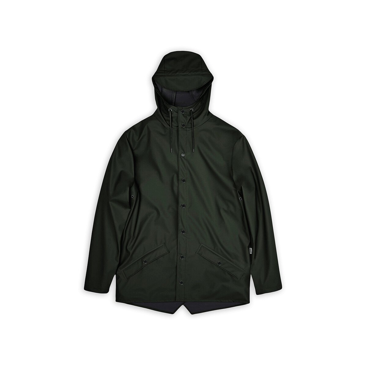 Veste imperméable à capuche, unisexe, JACKET vert canard, RAINS