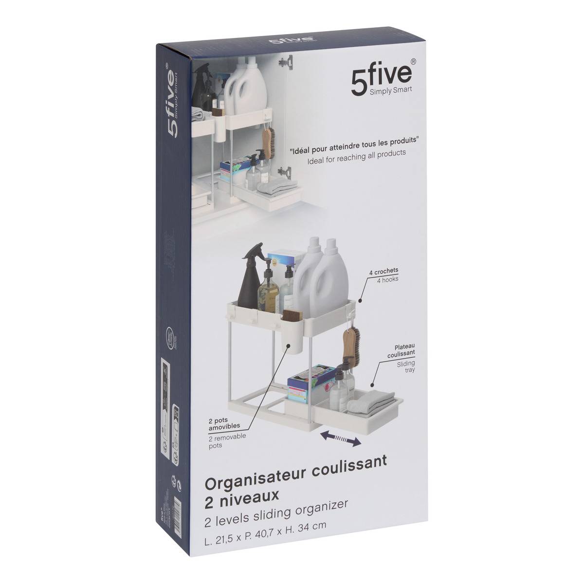 Organiseur STORA beige, 5FIVE SIMPLY SMART