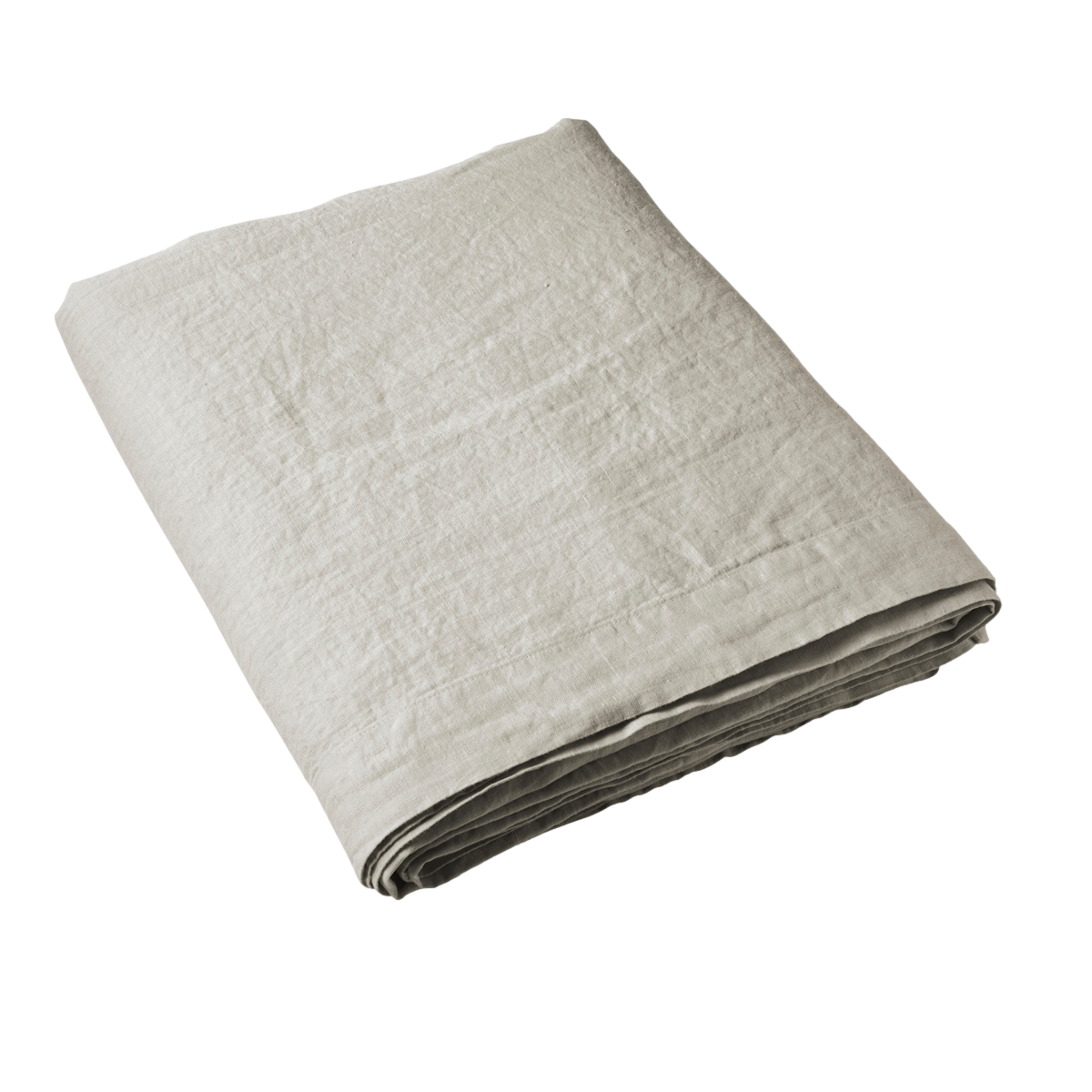 Drap Plat Uni   - LIN LAVE blanc, TRADITION DES VOSGES