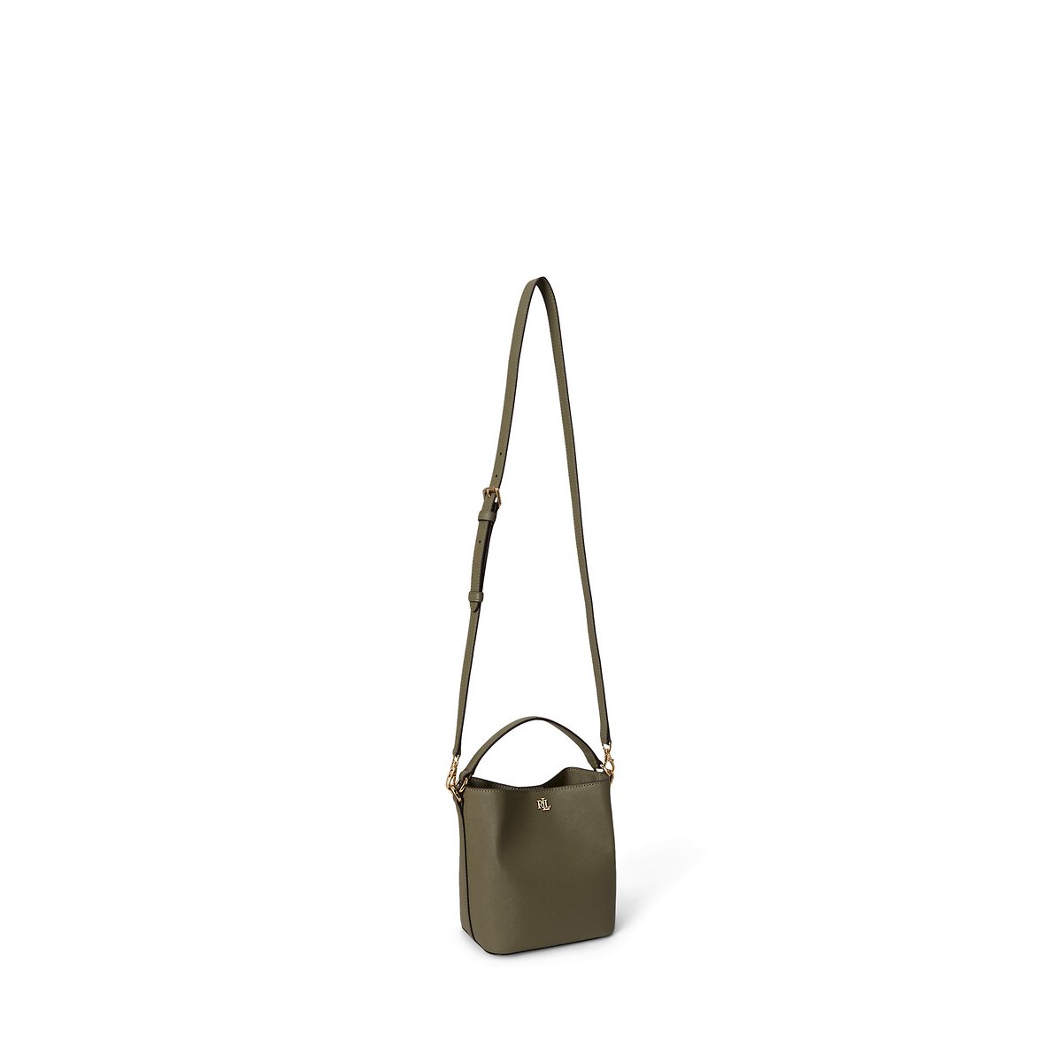 Sac seau en cuir vert sauge, LAUREN RALPH LAUREN