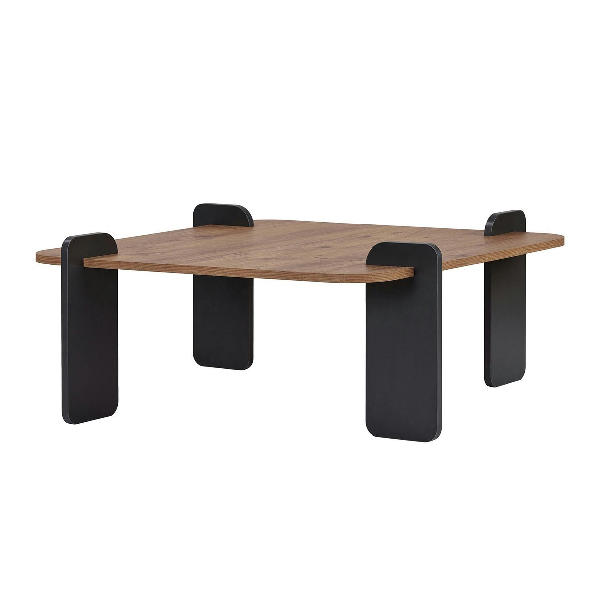 Table basse carrée en bois design MARFA pin, PIER IMPORT
