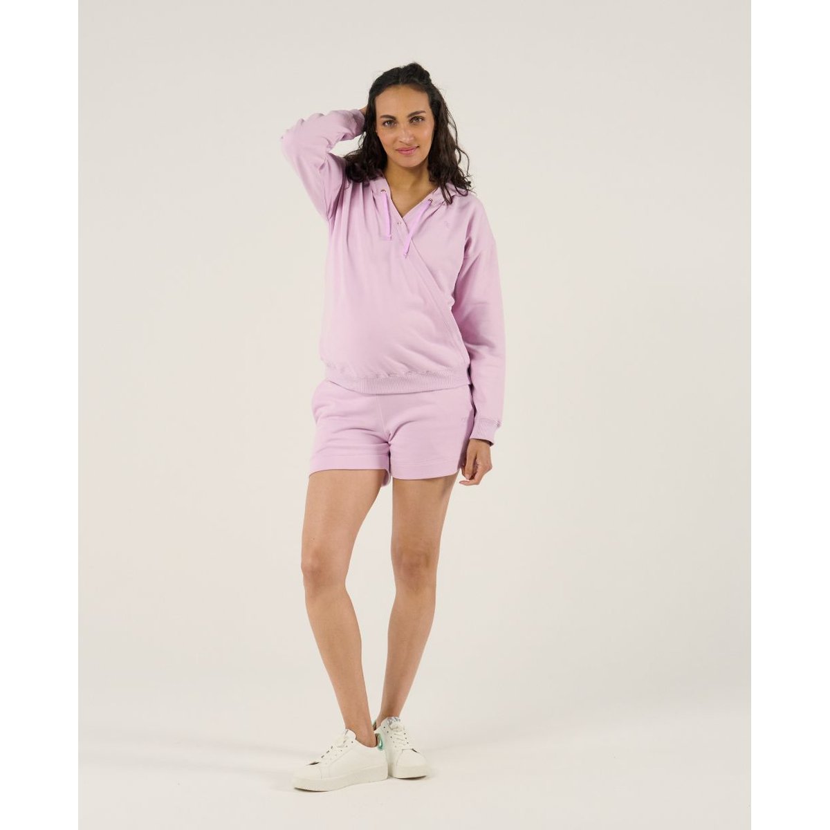 Short de grossesse et d'allaitement Coconut lila, CACHE COEUR