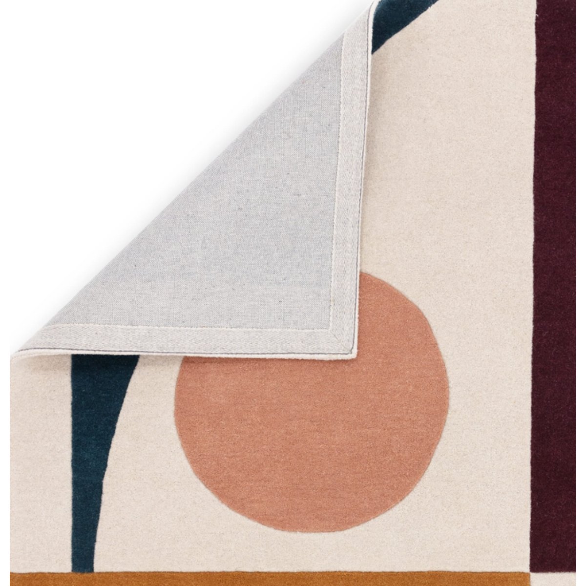 Tapis tufté main en laine MINGLE multicolore, NOVATREND