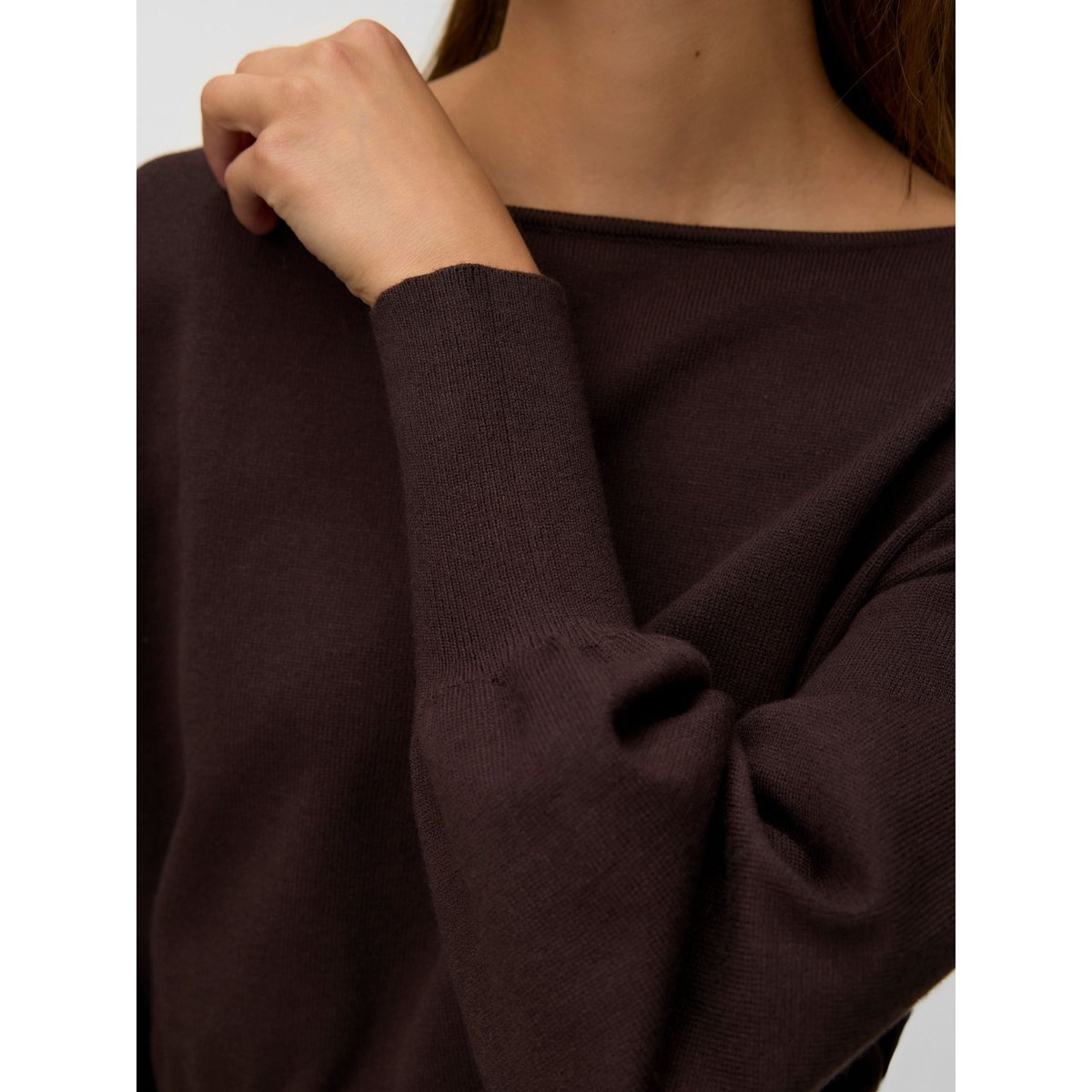 Pull En Maille marron - chocolate torte 1, VERO MODA