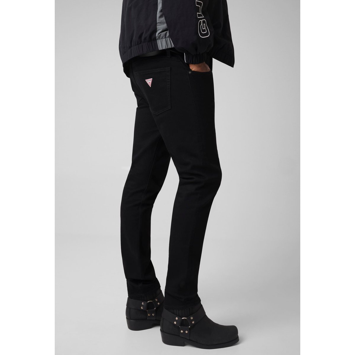 Jean Skinny G12 noir, GUESS JEANS