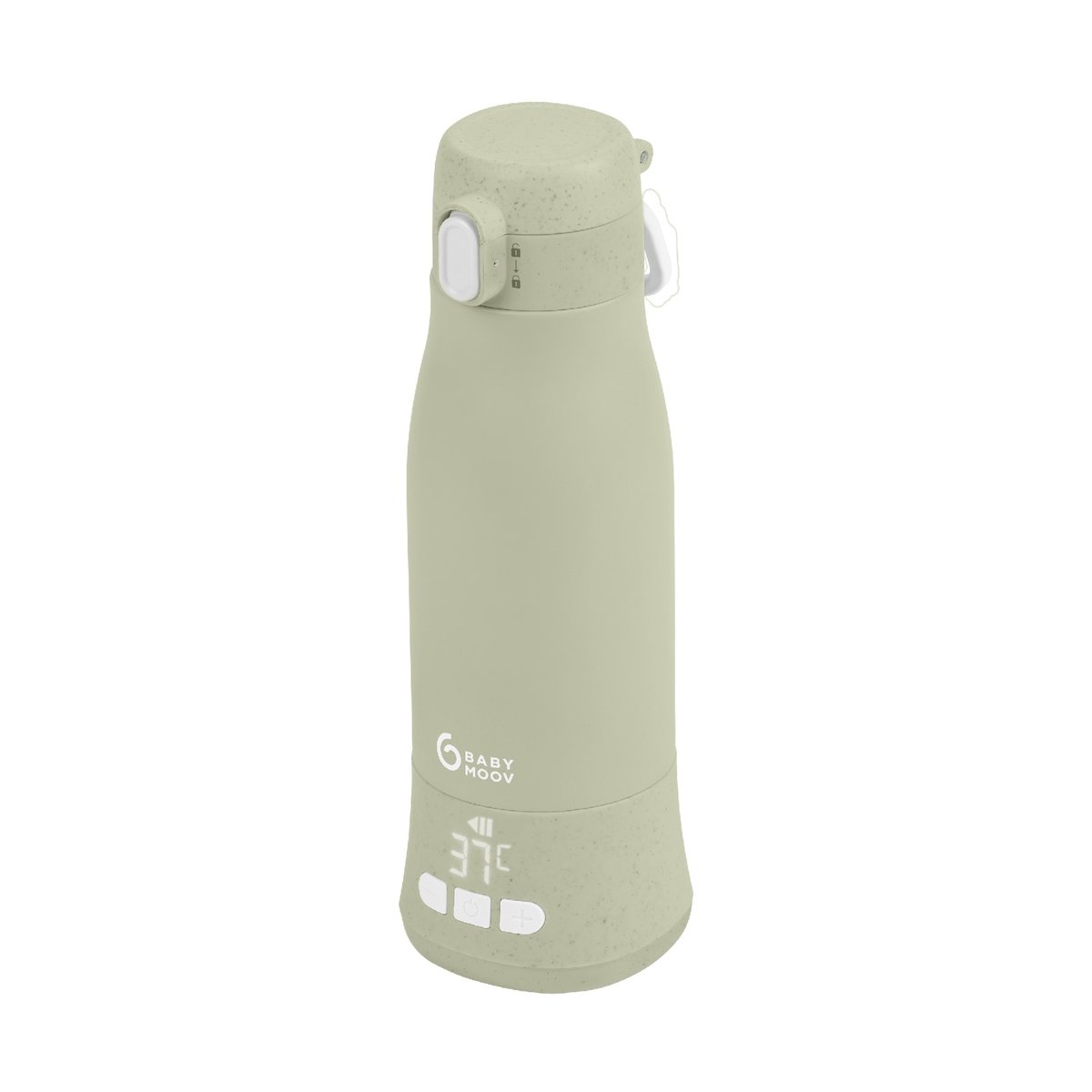 Chauffe-biberon nomade Moov & Feed vert, BABYMOOV