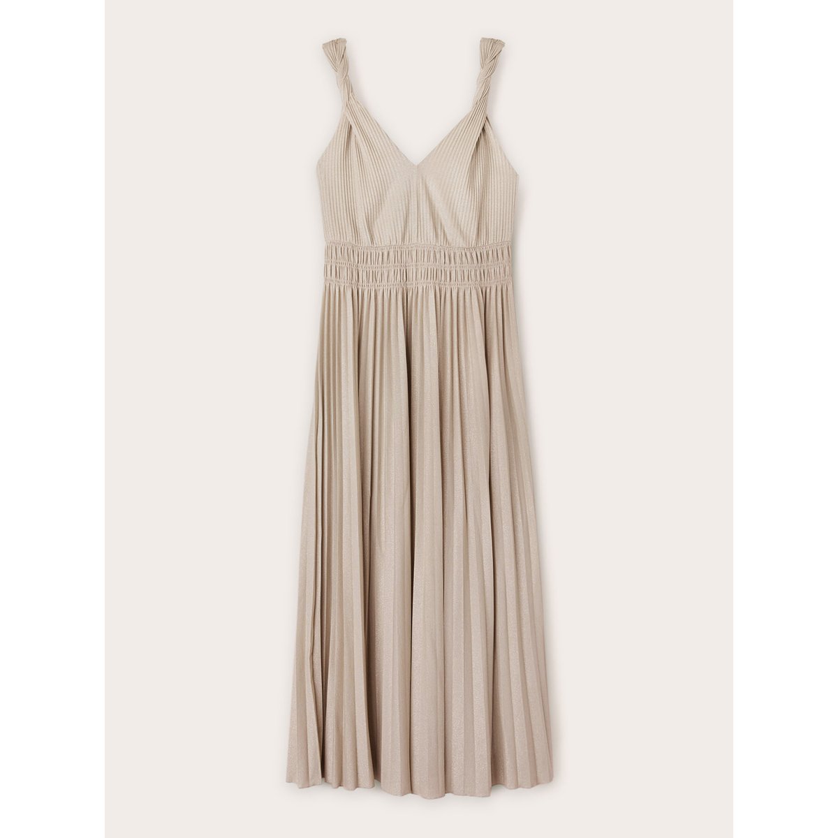Robe longue plissée gris, MOTIVI